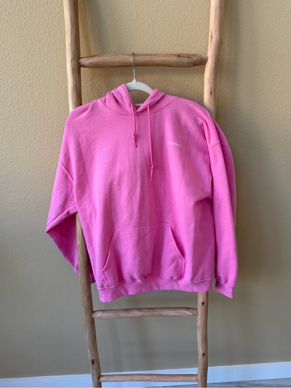 Women's Pink Hoodie Sweatshirt -